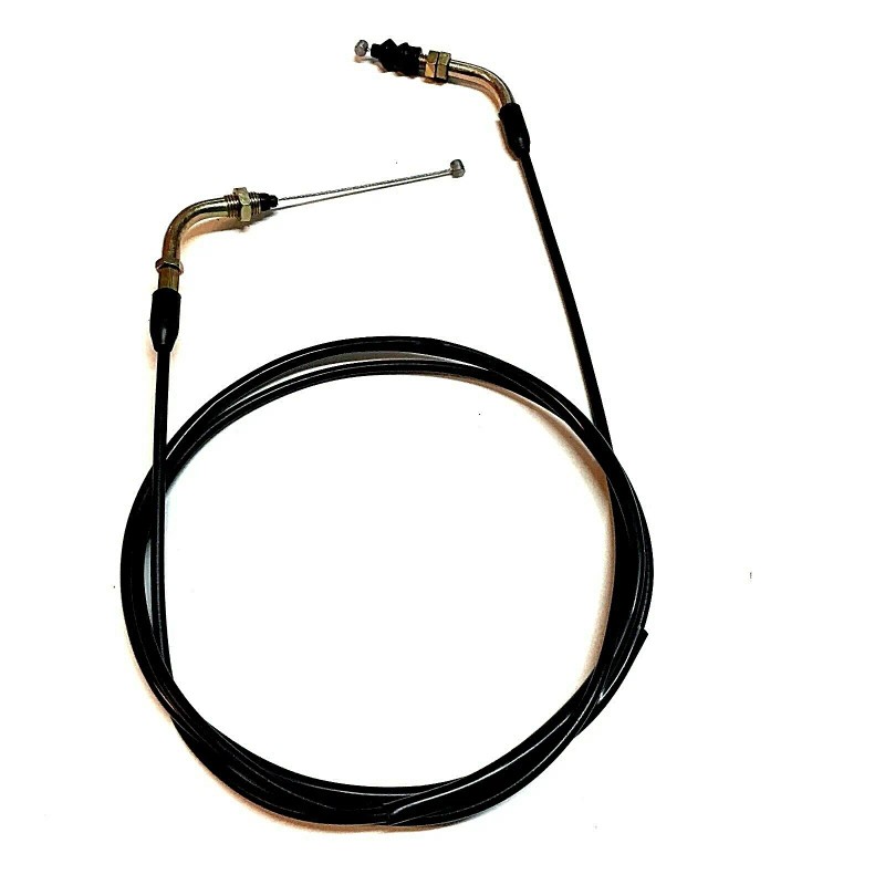 FELLERS SMALL ENGINES 75 INCH THROTTLE CABLE BLACK SLEEVE 49CC