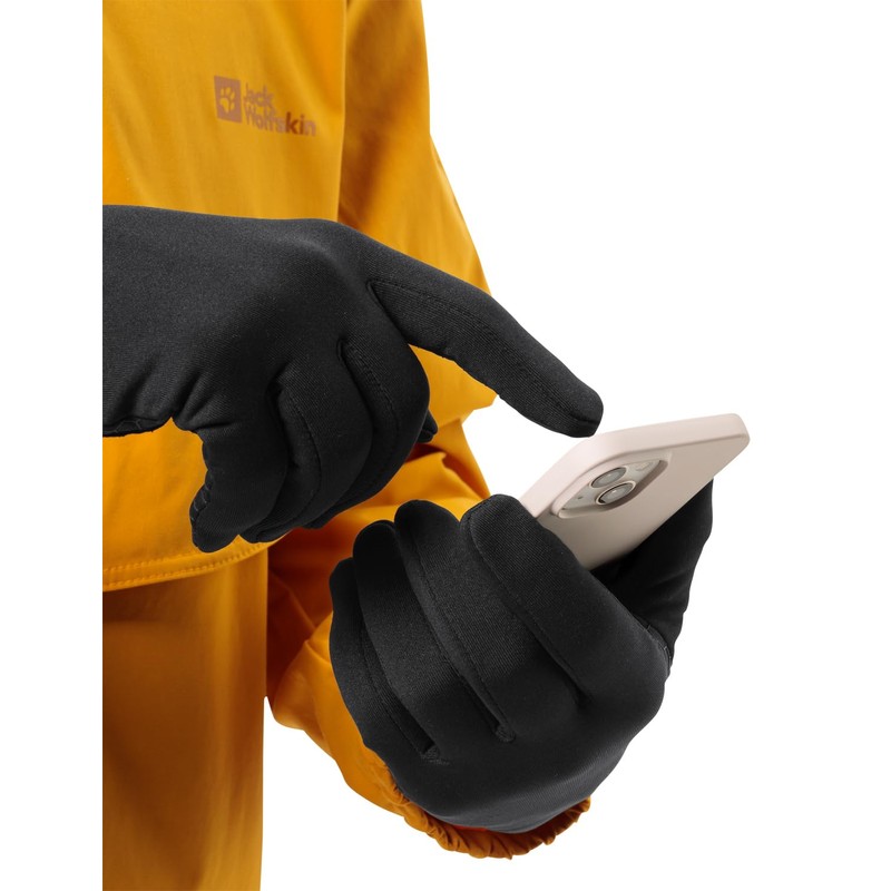 Jack Wolfskin Unisex All-rounder Gloves, Black, L EU