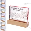 Vusddy Periodic Table with 83 Real Elements - Acrylic LED