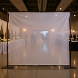 Pipe Drape Kit 10 X 10 Ft Carbon Steel Base Adjustable Backdrop Stand For Wedding Parties Events ExhibitionsMaximum Size (ft): 10 x 10 ft