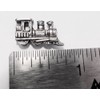 Trains Push Pins, Set of 15, Antique Silver