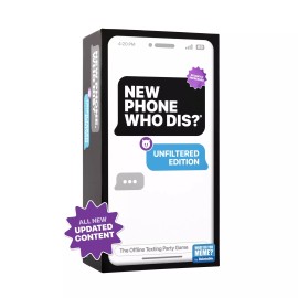 WHAT DO YOU MEME? New Phone Who Dis Hilarious Text Message Party Game for Adults Game Night Fun
