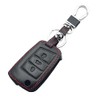 BIGJIYU Genuine Leather３Buttons Car Accessories For VW Key Cover With