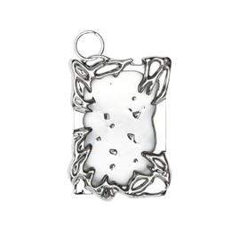 Photo Card Holder, Photo Card Case, Photo Card Holder Pendant, Galvanised Plastic Frame, Photo Card Holder, Key Ring, ID Card Holder