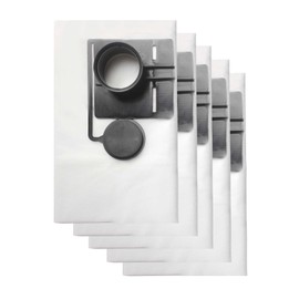 5 Pcs 452970 Replacement Filter Bags Dust Collection Bags Fit For Festool CT 22 Dust Extractor - White