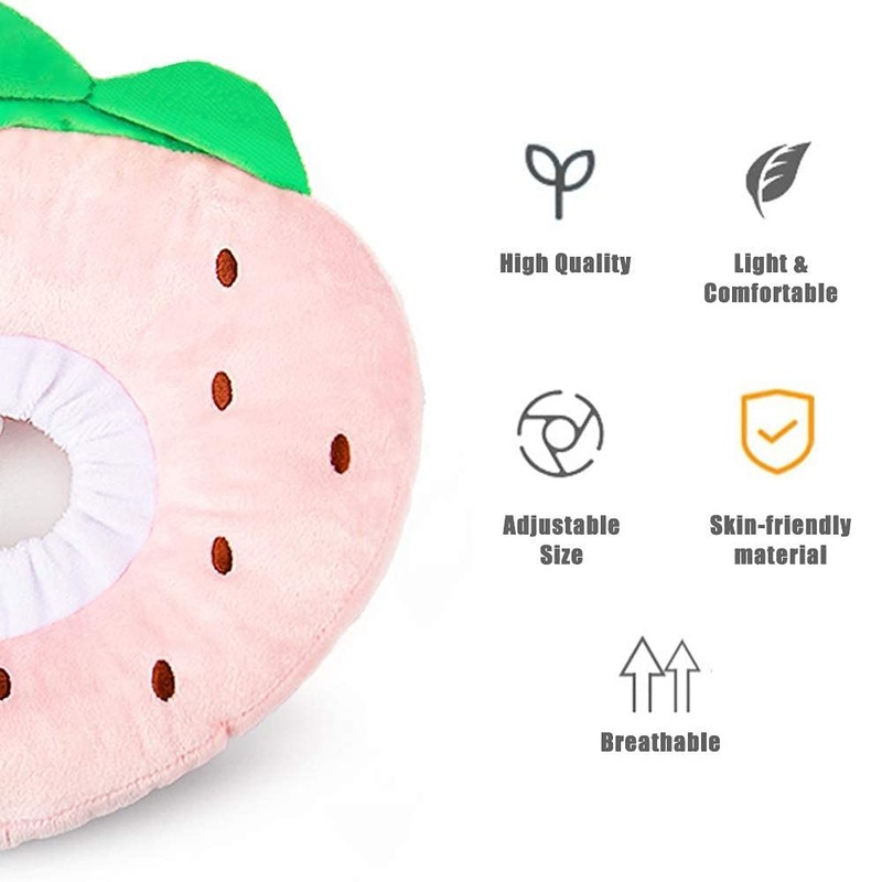crazy bean Postoperative Protective Collar for Cats Soft Adjustable Safe