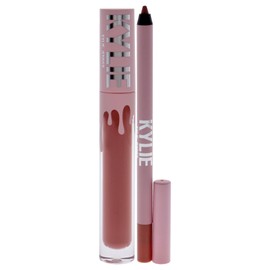 Kylie Cosmetics Matte Lip Kit - 801 Liquid Queen for Women - 2 Pc 0.10oz Matte Liquid Lipstick, 0.03oz Lip Liner