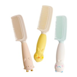 IWOWHERO 3pcs Detangler Brush for Women Wide Tooth Hair Combs Animal Design for Women Shower Brush
