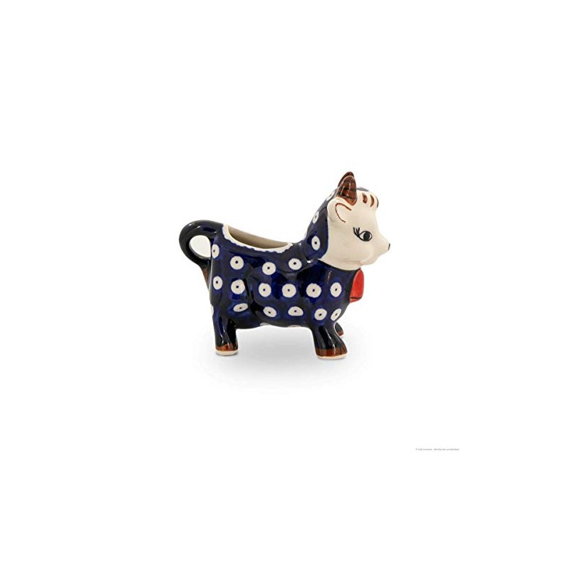 Bunzlauer Cow Cream Jug 0.075 Litres Diameter 12.5 cm Height