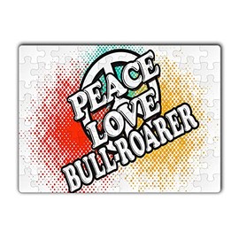 Makoroni -Peace Love Bull Roarer - Jigsaw Puzzle 80 pcs, DesO45