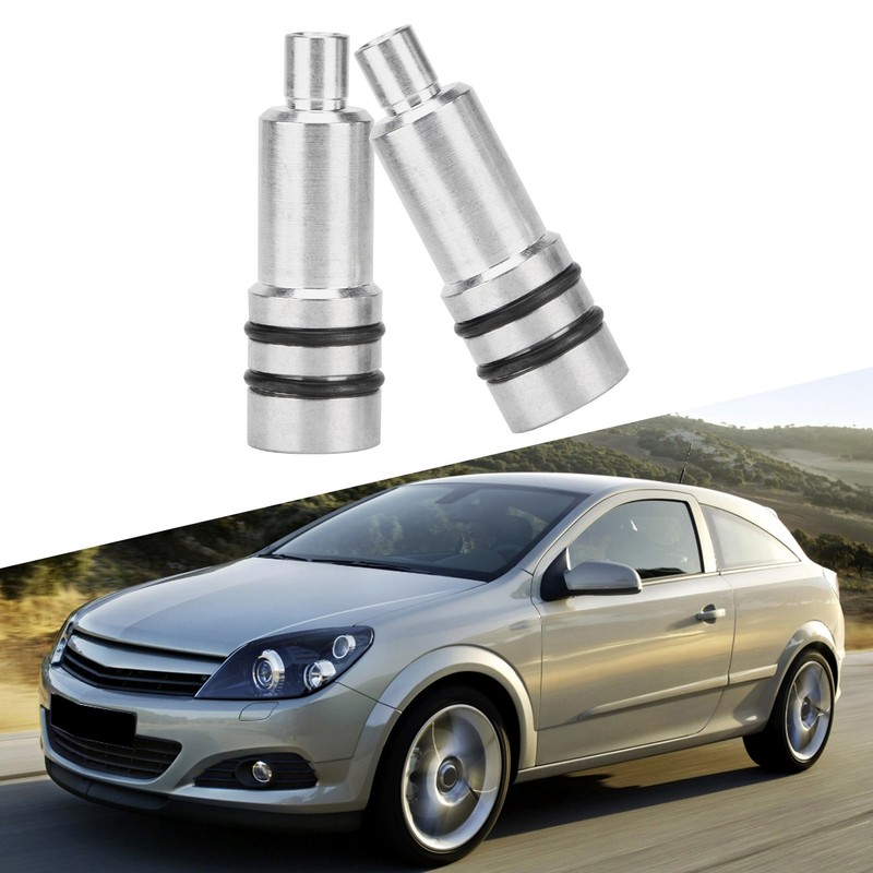 2pcs Fuel Injector Sleeves with Seals Replacement for Astra H/Corsa