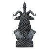 Pacific Giftware Mystical Baphomet Bust with Horns & Braided Beard,