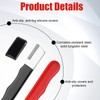 4 Pack Garden Tool Sharpener, Mini Knife Machete Sharpener Portable