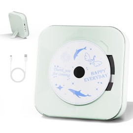 Yintiny Yintiny Light Green Audio CD Player with Speakers for Home Decor (CD909)