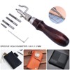 SEIWEI 7 in 1 Leather Grout Tools, Professional Folding Edge,