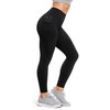Green Drop Infused High Waist Leggings for Women, Ultra Soft