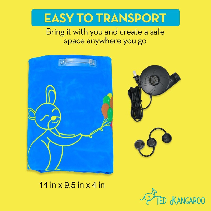 Sensory Chair for Kids - Inflatable Peapod for Children, Includes