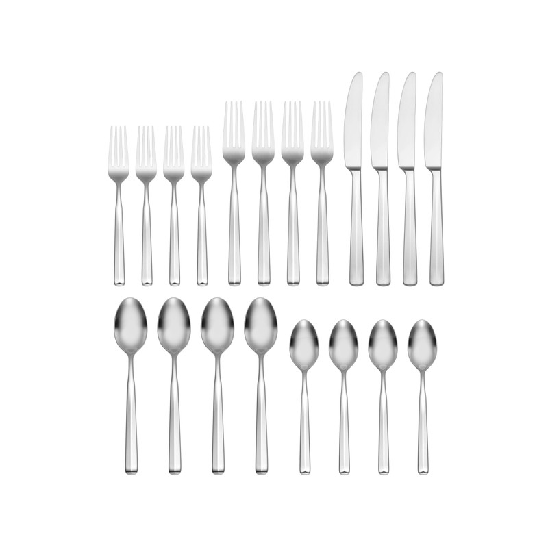 Oneida 897334 Ryder Satin 20-Piece Flatware Set