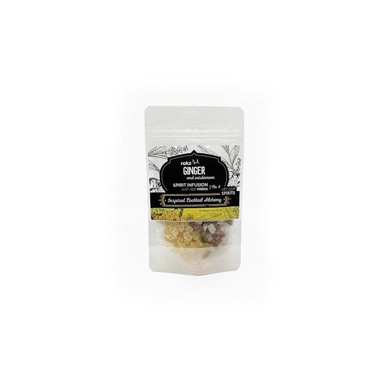 Rokz Ginger Cardamom Spirit Infusion Blend for Cocktails
