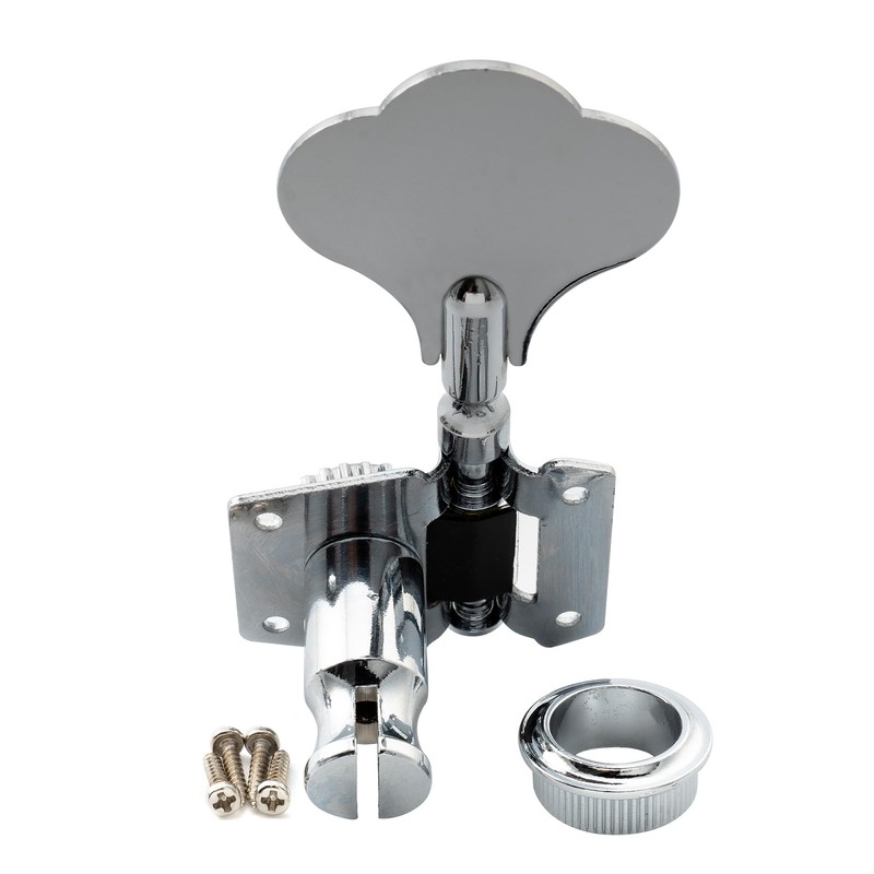 Musiclily 4-in-line Open Gear Bass Tuners Tuning Pegs Keys Machine
