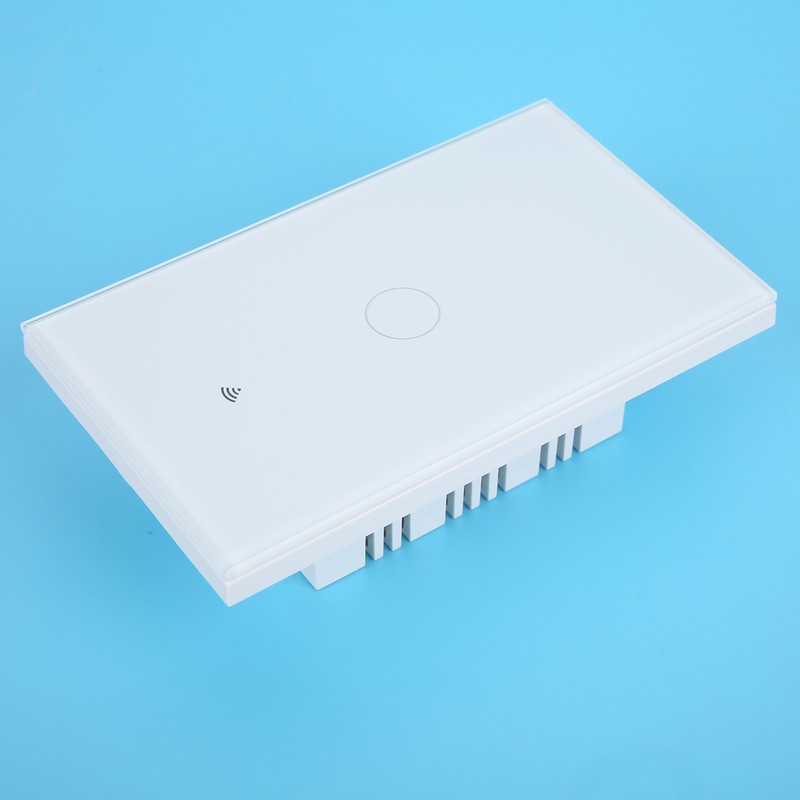 Intelligent WIFI Touch Switch Single Fire 1 Channel White AC