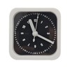 3.2 Inch Square Silent Analog Clock, Magnetic Multi-Purpose Small Quartz