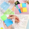 Operitacx 6 Books Colorful Sticky Notes Sticking Memo Pads Self-stick