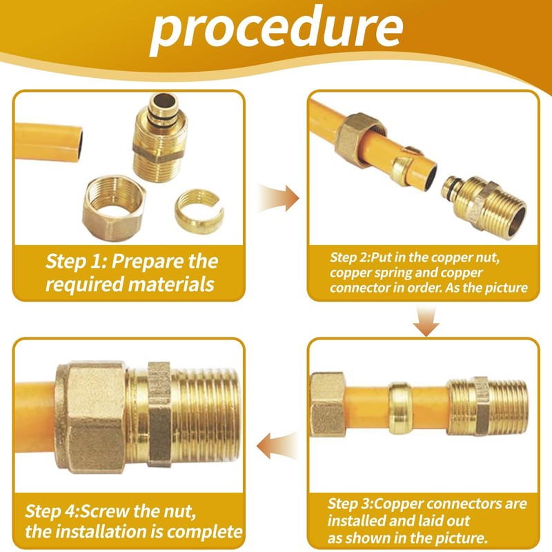 Wjelet Compression Fitting 20 mm x 1/2 Inch Male Thread