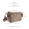 Liz Days Women's Shoulder Bag, Lightweight, Wallet Function, grey beige/beige