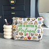 Portugal Souvenir Makeup Bag Portugal Themed Gift Portugal Trip Gift