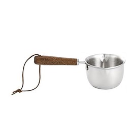 Mini Butter Warmer Pot Multifunctional Fast Heating Oil Stainless Steel Oil Warmer Pan for Home Kitchen