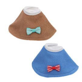 Levemolo Anti-Pecking Bird Collar Parrot Neck Ring Protective Fashionable 2 Sets