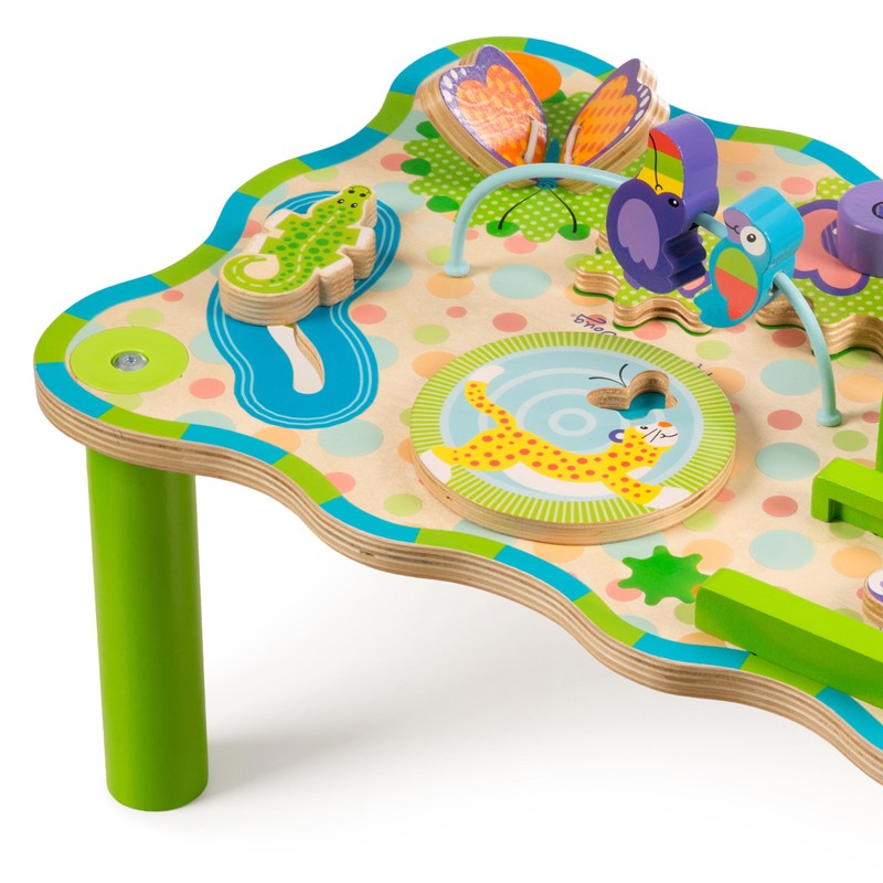 Melissa & Doug First Play Children’s Jungle Wooden Activity Table