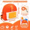 Bagentry Orange Dog Harness Backpack with Leash & Poop Bag
