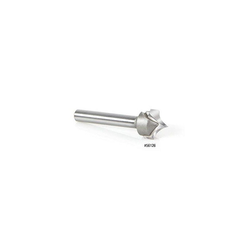 Amana Tool 56144 Carbide Tipped Point Cutting Roundover Router Bit