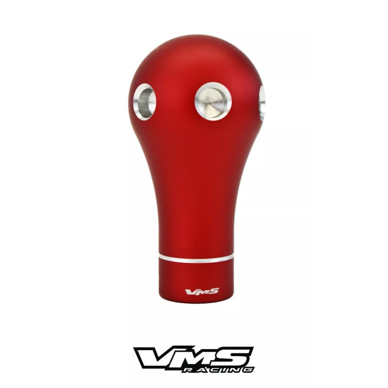 VMS RACING SHORT SHIFTER + TEAR DROP SHIFT KNOB RED