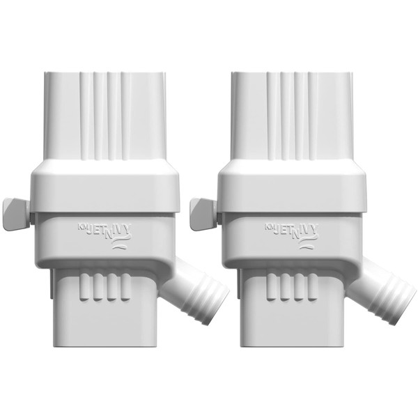 Rainwater Collection System（2 Sets）- Rain barrel diverter kit for rainwater