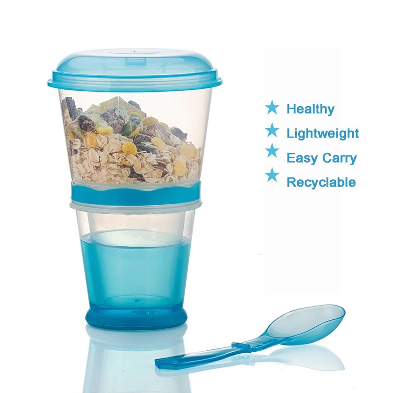 Cereal On The Go, Cup Container Breakfast Drink Milk Cups