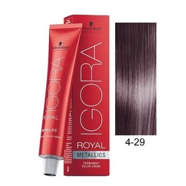 Schwarzkopf Igora Royal Metallics 4-29 Medium Brown Ash Violet 2.1 Oz