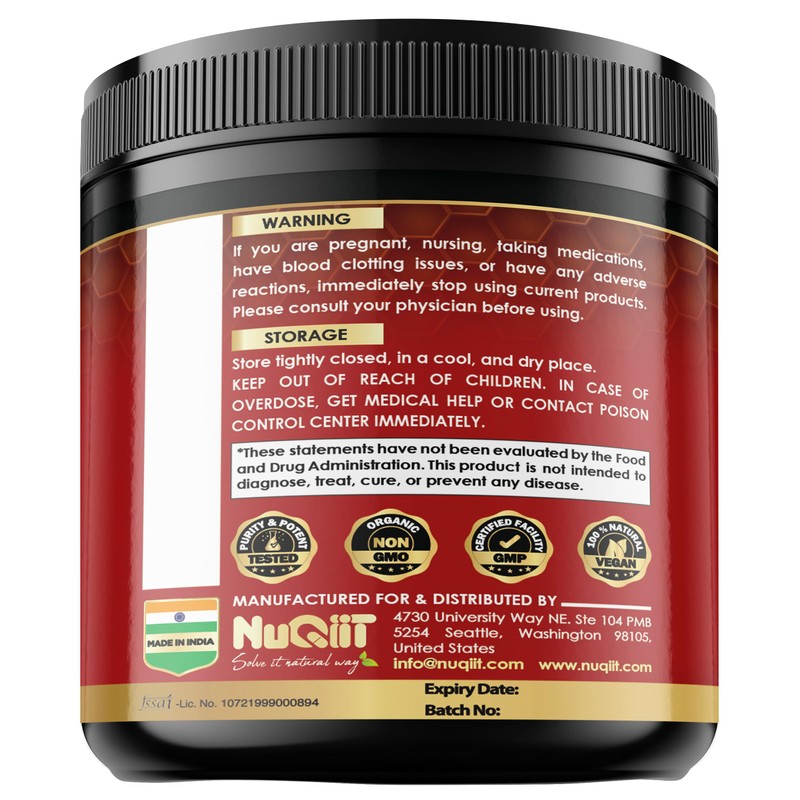 NUQIIT 12in1 Cortisol Shield - Ashwagandha and Magnesium & 10