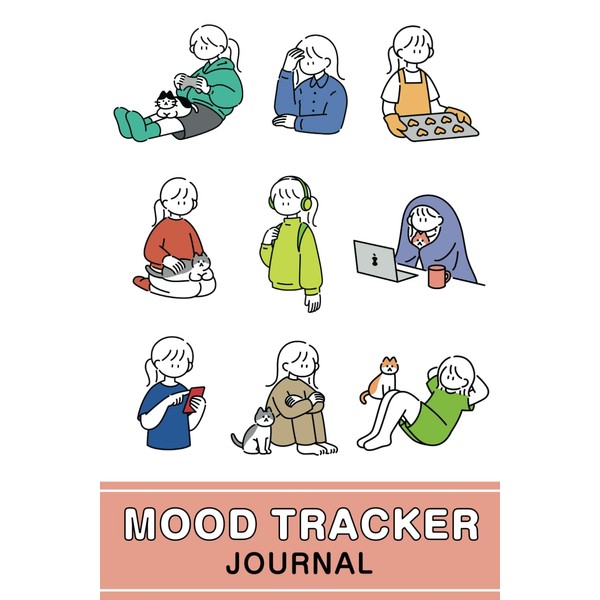 Mood Tracker Diary: Daily Mood Tracking Journal for Women and