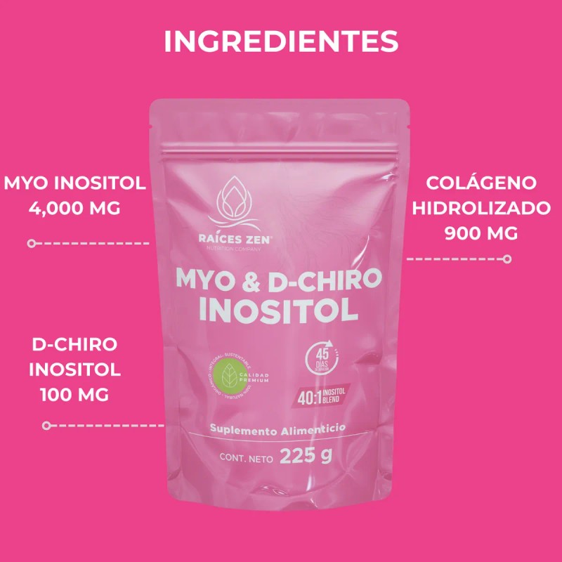 Races Zen Myo D-Chiro Inositol Super Premium Proporcin 401 En