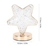 Star Bedside Table Lamp Cordless Rechargeable 3 Color Stepless Dimmable