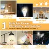 Neporal Emergency-Rechargeable-Light-Bulb, Stay Lights Up When Power Failure, 1200mAh15W 80W