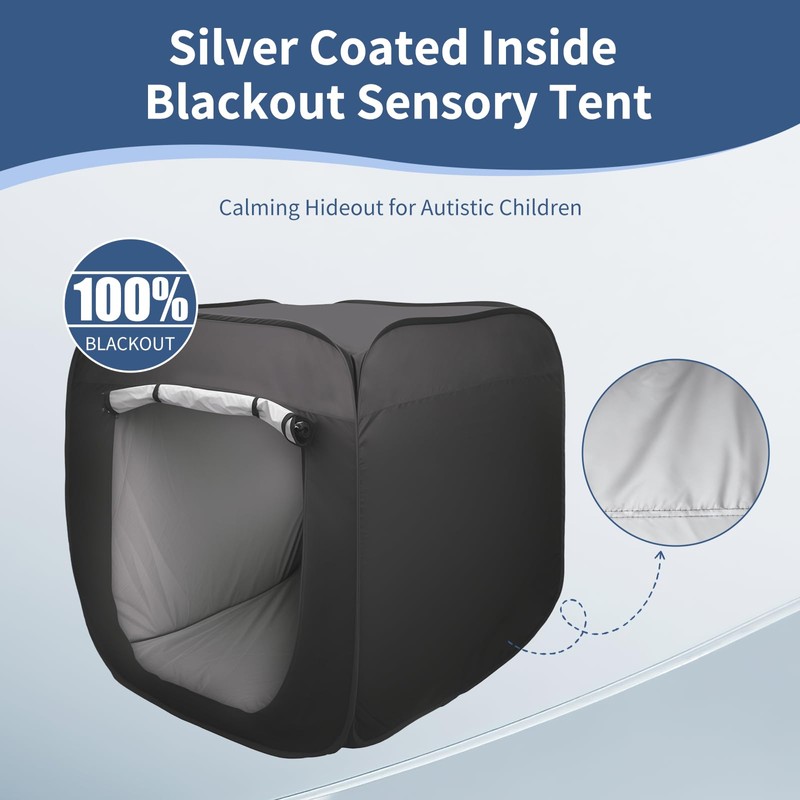Sensory Tent for Kids with Autism ADHD SPD, Pop Up