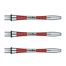 WINMAU Triad Aluminium Black Intermediate Dart Shafts (Shafts) - 1 Set Per Pack (3 Stems)