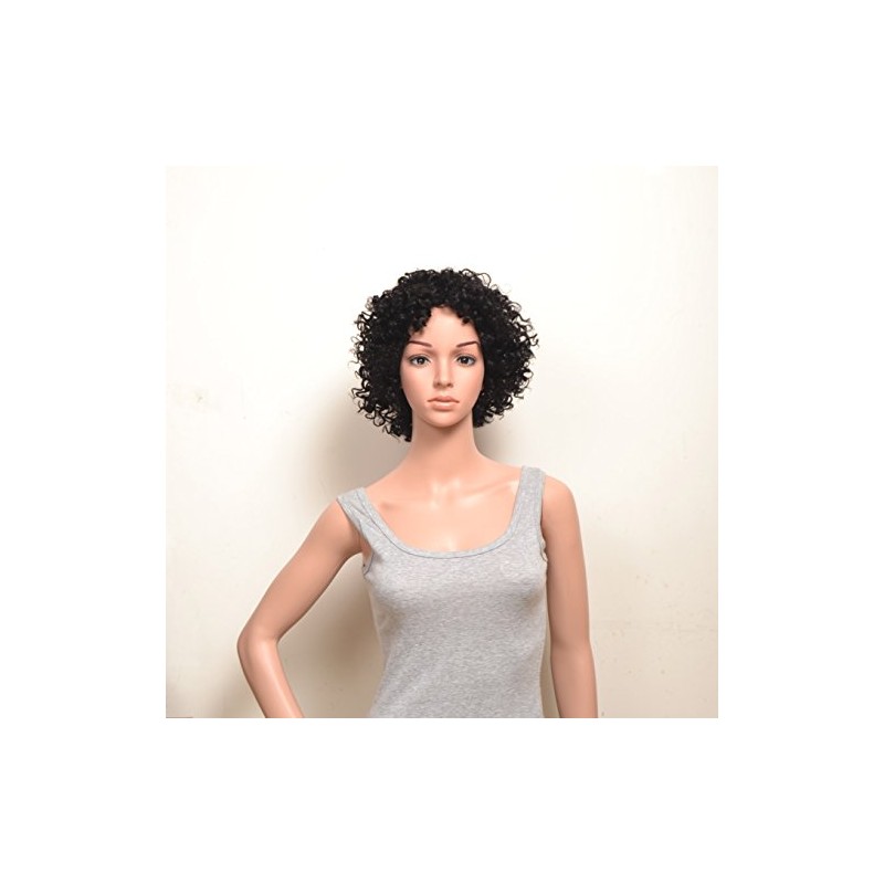 Sleek Mia Human Hair Wig 1B Natural Black