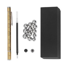 Magnetic Pen Toy Stress Relief Decompression Magnetic Metal Writing Pen Gift for Teacher Student Gold