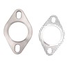 2 Bolts 2in Exhaust Flange Connection Kit Stainless Steel for