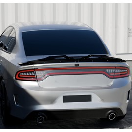 Only Wickerbill Gurney Flap Extension for Dodge Charger SRT Hellcat Scat Pack 2015-2023 Rear Trunk Spoiler Wing 2011-2024 Accessories